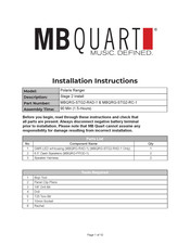 Mb Quart Polaris Ranger Installation Instructions Manual