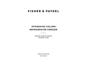 Fisher & Paykel Ice & Water RS6121WRUK1 Installation Manual
