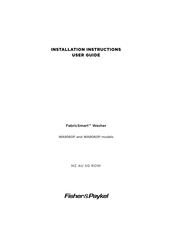 Fisher & Paykel FabricSmart WA8060P Installation Instructions & User Manual
