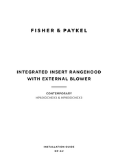 Fisher & Paykel CONTEMPORARY HP60IDCHEX3 Installation Manual