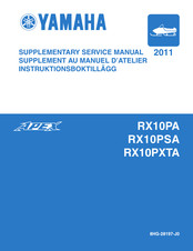 Yamaha Apex RX10PXTA 2011 Supplementary Service Manual