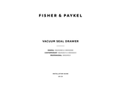 Fisher & Paykel CONTEMPORARY VB30SDEX1 Installation Manual