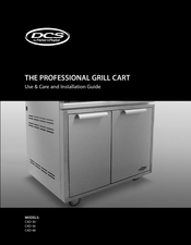 Fisher & Paykel DCS CAD-36 Use, Care And Installation Manual
