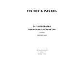 Fisher & Paykel RB2470BRV1 Installation Manual