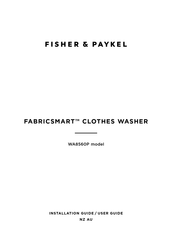 Fisher & Paykel WA8560P Installation Manual/User Manual