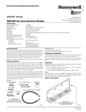 Honeywell Velociti Series Installation And Maintenance Instructions