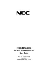 NEC NCS Console 4.0 User Manual