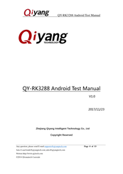 Qiyang QY-RK3288 Manual