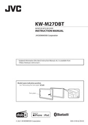 JVC KW-M27DBT Instruction Manual