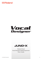 Roland Vocal Designer User Manual