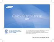Samsung ES11 Quick Start Manual