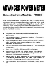 Ramsey Electronics PM10DC Manual
