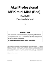 Akai AD20R Service Manual