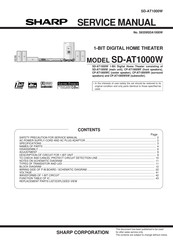 Sharp SD-AT1000W Service Manual