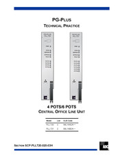 ADC PG-PLUS PLL-720 Technical Practice