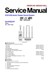 Panasonic SA-HT822VP Service Manual