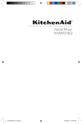 Kitchenaid KHM9218Q Owner's Manual