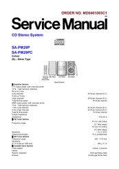 Panasonic SA-PM29PC Service Manual