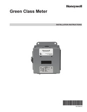 Honeywell Green Class meter Installation Instructions Manual