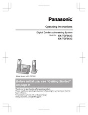 Panasonic KX-TGF342C Operating Instructions Manual