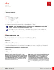 Fujitsu CFD5GRUDB3 Installation Manual