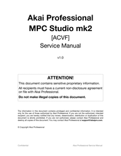 Akai MPC Studio mk2 Service Manual