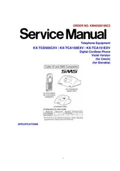 Panasonic KX-TCA150EXV Service Manual