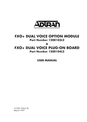 ADTRAN 1200103L2 User Manual