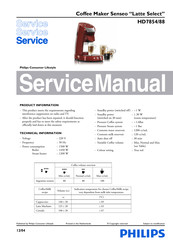 Philips HD7854/88 Service Manual