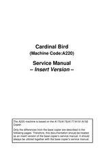 Ricoh A220 Service Manual