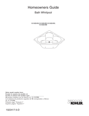 Kohler Whirlpool K-1433-H2 Homeowner's Manual