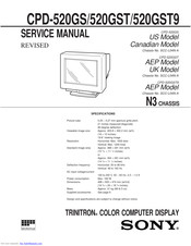 Sony TRINITRON CPD-520GS Service Manual