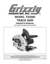 Grizzly T33300 Owner's Manual