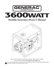 Generac Power Systems 1576-0 Owner's Manual
