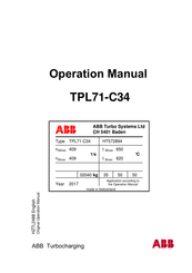 ABB HT572894 Operation Manual