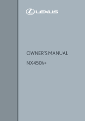 Lexus NX450h+ 2021 Owner's Manual