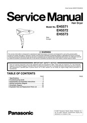 Panasonic EH5572 Service Manual