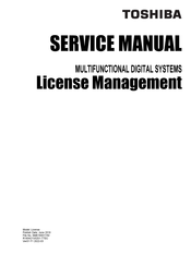 Toshiba License Service Manual