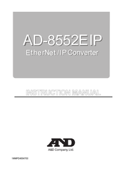 A&D AD-8552EIP Instruction Manual