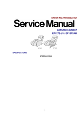 Panasonic EP1273-U1 Service Manual