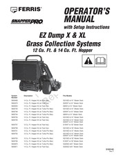 Ferris Snapper Pro EZ Dump X Operator's Manual With Setup Instructions