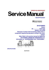 Technics SH-DV280EG Service Manual