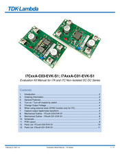 TDK-Lambda i7A A-C01-EVK-S1 Series Manual