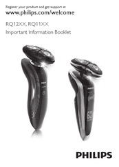 Philips RQ11 IIB Series Important Information Booklet