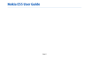 Nokia E55-1 User Manual