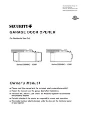 Chamberlain Security+ 3200HBC Series Owner's Manual