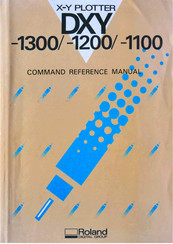Roland DXY-1100 Command Reference Manual