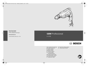 Bosch GBM 6 Original Instructions Manual
