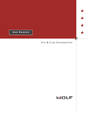 Wolf R364CLP Use & Care Information Manual