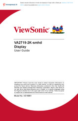 ViewSonic VA2719-2KSMHD User Manual